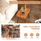 Costway Rectangular End Table Accent Side Reclaimed Indonesia Teak Wood Plant Stand Patio Rustic